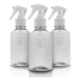 Kit Com 3 Frasco Borrifador Spray 250ml Pulverizador