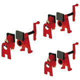 Kit Com 3 Grampos Sargentos Para Canos 3 4 Pipe Clamp