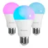 Kit Com 3 Lampadas Smart Zinnia Cr100 Wi-fi Rgb Google Alexa