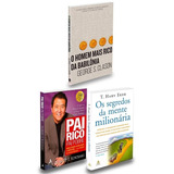 Kit Com 3 Livros Pai Rico Pai Pobre Robert Kiyosaki Os Segredos Da Mente Milionária T Harv Eker O Homem Mais Rico Da Babilônia George Clason Capa Mole Edição Em Português