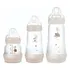 Kit Com 3 Mamadeiras Easy Start 130 260 320ml Neutra Mam