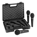 Kit Com 3 Microfones Behringer Xm1800s C Case Garantia Nfe