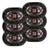 Kit Com 3 Pares Auto Falante 6x9 300w (150+150) Rms Bravox