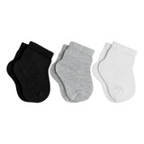 Kit Com 3 Pares Cano Curto Lupo Bebê Criança Pacote Meias