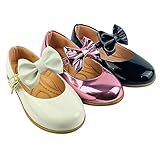 Kit Com 3 Pares Sapatilha Infantil Menina Feminina Do 20 Ao 34 Direto Da Fabrica Super Confortavél SPT505 Branco Rosê Espelhado E Preto Br Footwear Size System Toddler Numeric Numeric 22