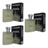 Kit Com 3 Perfumes Vodka Extreme For Men Masculino 100ml Atacado