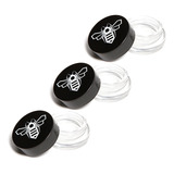 Kit Com 3 Potes De Vidro 7ml Cultura Dab Para Armazenamento