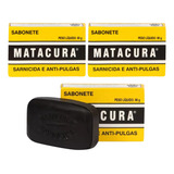 Kit Com 3 Sabonetes Matacura Antipulgas E Sarnicida 80g