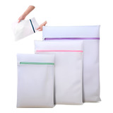 Kit Com 3 Sacos Para Lavar Roupas Protetor De Lingerie