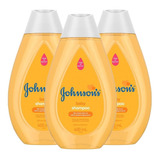 Kit Com 3 Shampoos Johnsons Baby Regular 400ml