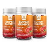 Kit Com 3 Super Gummy Moro Hd Super Nutrition 30 Gomas