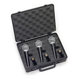 Kit Com 3 Unidades De Microfone Samson Sar21s3