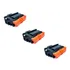 Kit Com 3 Unidades De Toner Compativel Brother Tn-360 2.6k