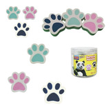 Kit Com 3 Unids Borrachas Escolar Fantasia Patinhas Pets Zoo