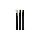 Kit Com 3 Vedas Protetores Porta Impermeável Anti Insetos 80cm 90cm 90cm Preto 