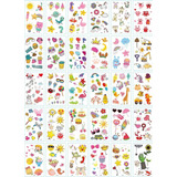 Kit Com 30 Folhas De Tatuagens Linda Infantil Removível