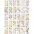Kit Com 30 Folhas De Tatuagens Linda Infantil Removível Top