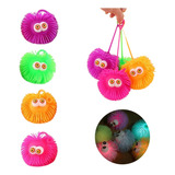 Kit Com 35 Bolas Luz Piscante Lance Rosto Sorriso Brinquedo