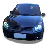 Kit Com 4 Angel Eyes Farol Ford Fiesta Todos Os Modelos