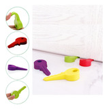 Kit Com 4 Aparador Peso Porta Silicone Divertido Decoração