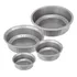Kit Com 4 Bacias Plásticas Arqplast Cor Cinza