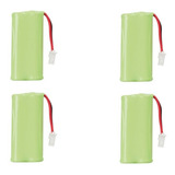 Kit Com 4 Bateria 2 4v 600ma P Telefone Sem Fio Intelbras