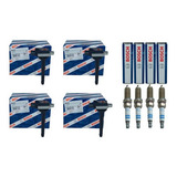 Kit Com 4 Bobina E 4 Vela Grand Livina 2010 2011 2012 2013