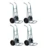 Kit Com 4 Carro Armazém 300 Kg   Pneu Câmara   Metalpama