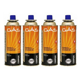 Kit Com 4 Cartucho Gás Refil Para Fogareiro Nautika