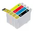Kit Com 4 Cartuchos Compartível Epson Preto 135 + Color 133
