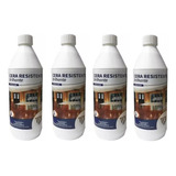 Kit Com 4 Ceras Resistentes Restauradora Para Piso D Madeira
