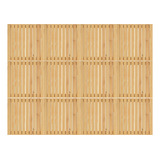 Kit Com 4 Decks Madeira Maciça 50x50 Para Jardim De Inverno