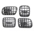 Kit Com 4 Difusor De Ar Gm S10 Blazer 2001 A 2011 Grafite