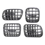 Kit Com 4 Difusor De Ar Gm S10 Blazer 2001 A 2011 Grafite