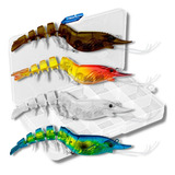 Kit Com 4 Isca Artificial E Estojo P Tucunaré Traira Robalo