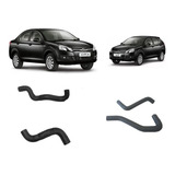 Kit Com 4 Mangueiras Ar Quente Radiador Jac J3 Ano 2012