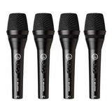 Kit Com 4 Microfones De Fio Microfone Akg P3s Perception 3s