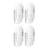 Kit Com 4 Monofone Para Interfone Universal Agl S100 Antigo 