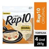 Kit Com 4 Pacotes Massa Original Rap 10   297g Cada