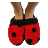 Kit Com 4 Pares Pantufas De Pelúcia Masculina Feminina