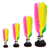 Kit Com 4 Petecas Coloridas Envio Imediato Promoção Barato