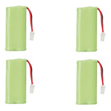 Kit Com 4 Pilhas 2 4v 600ma P  Telefone Sem Fio Intelbras