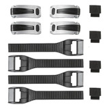 Kit Com 4 Presilha Para Bota Jett Lite Tiras Fechos Aluminio