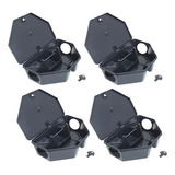 Kit Com 4 Ratoeira Porta Isca Armadilha Para Ratos