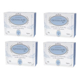 Kit Com 4 Sabonetes Em Barra Giovanna Baby Blue