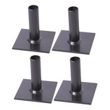 Kit Com 4 Sapata Simples Fixa Para Andaime Metalpama
