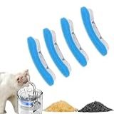 Kit Com 4 Substituição Do Filtro Fonte Para Gatos Compatível Com Bebedouro De Fonte De água Para Animais De Estimação