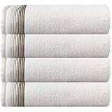 Kit Com 4 Toalhas Banhão Gigante Alta Absorção Sublime 70x150cm Central Toalhas Branco