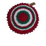 Kit Com 4 Toalhinhas De Crochê Para O Natal
