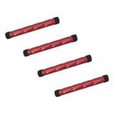 Kit Com 4 Unid Bastão De Revezamento Atletismo Pvc 30cm